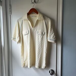 Vintage 60’s/70’s Mister Man collared sideline style polo